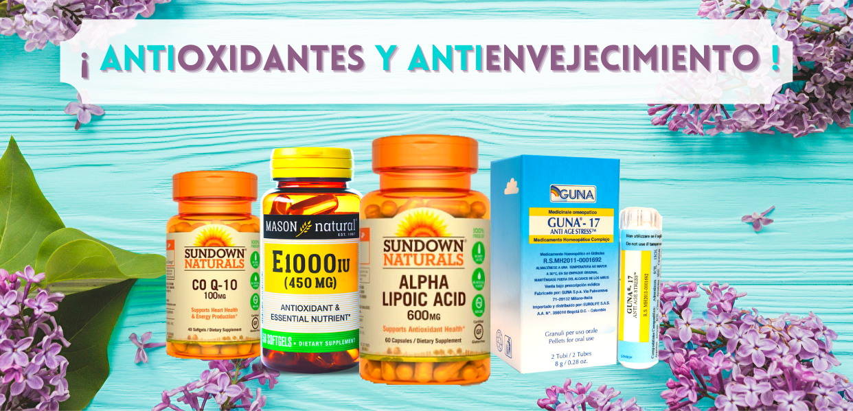 ¡ antioxidantes y antienvejecimiento !